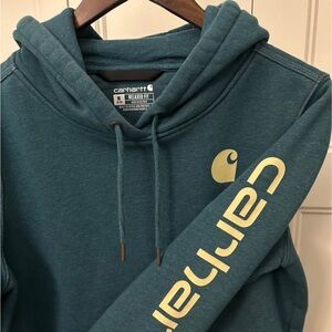 Carhartt womens Teal Hoodie